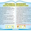 Стенд «Правила безпеки під час роботи в кабінет хімії»