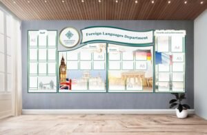 Стенд «Foreign Languages Department»