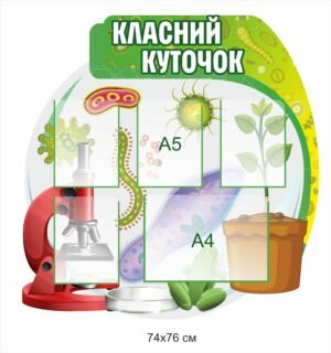 Стенд “Класний куточок” для кабінету біології