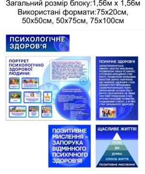 Набір стендів “Психологічне здоров’я”