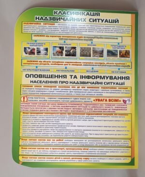 Стенд “Сповіщення та інформування населення про надзвичайні ситуації”