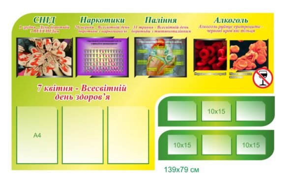 Стенд “Шкідливі звички”