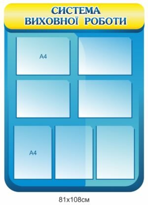 Стенд “Система виховної роботи”