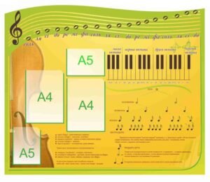 Інформаційний стенд для класу мистецтва